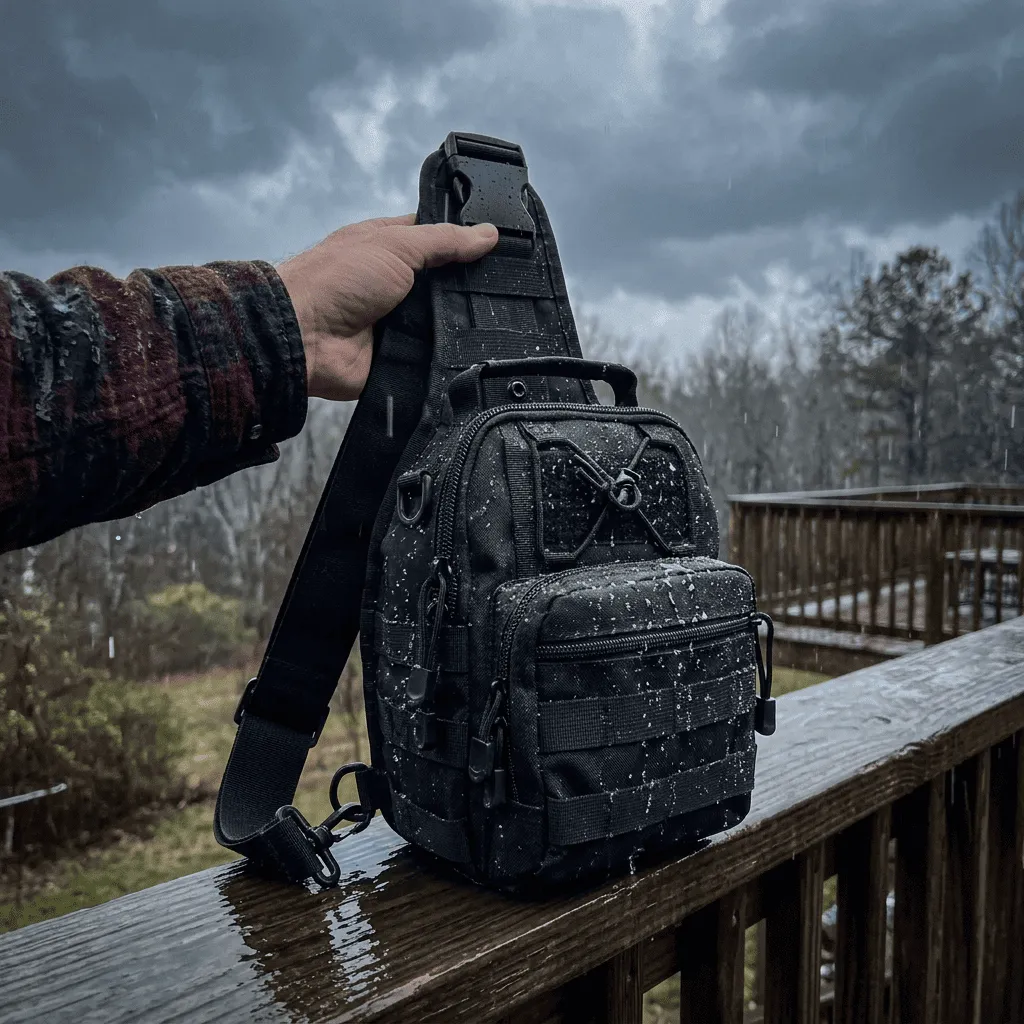 Waterproof test in rain