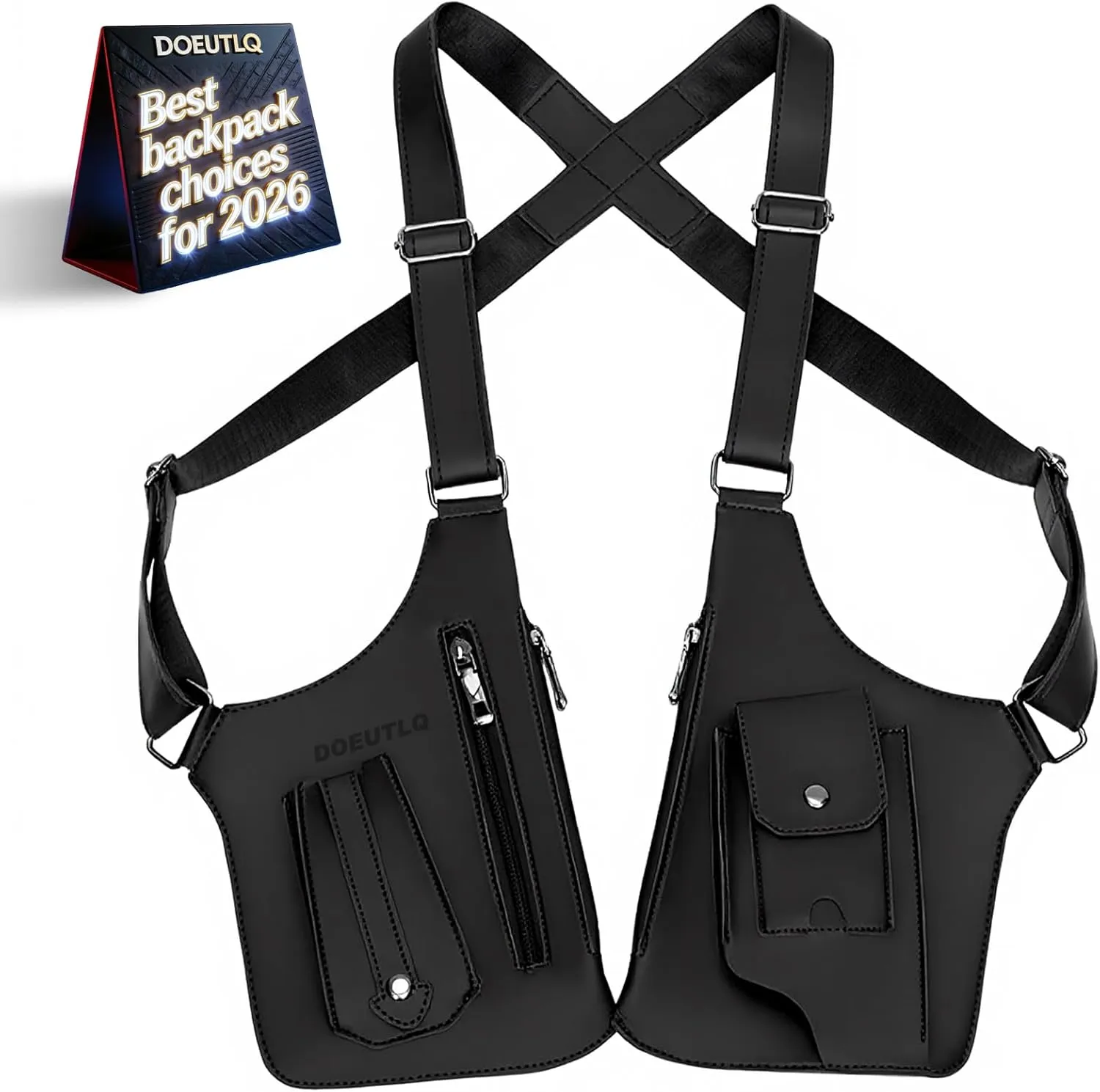 DOEUTLQ Leather Shoulder Bag